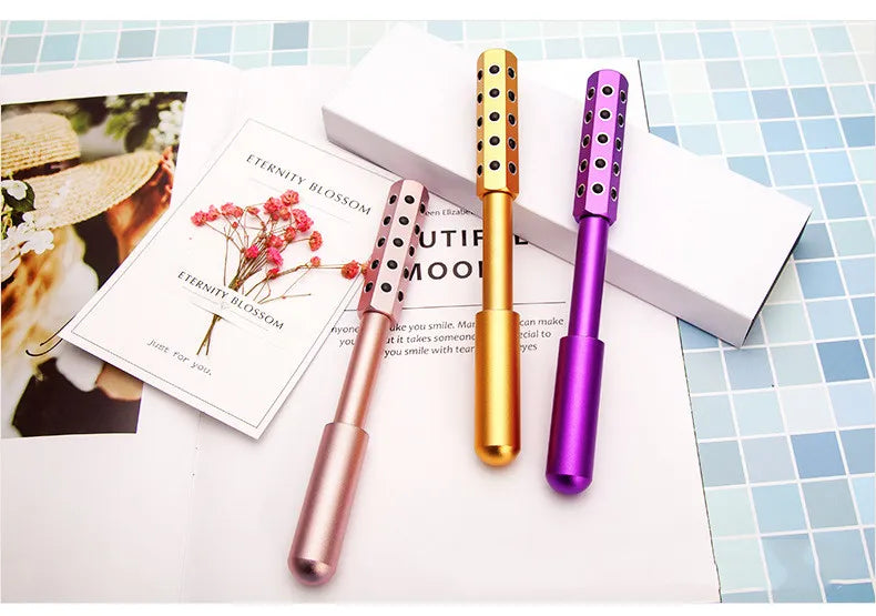 30 Germanium Beauty Stick Massage Beauty Stick Facial Roller Face Lift Bar Anti Wrinkle Facial Massager Skin Care Tool Derma Rolling Face Massage Roller Wand